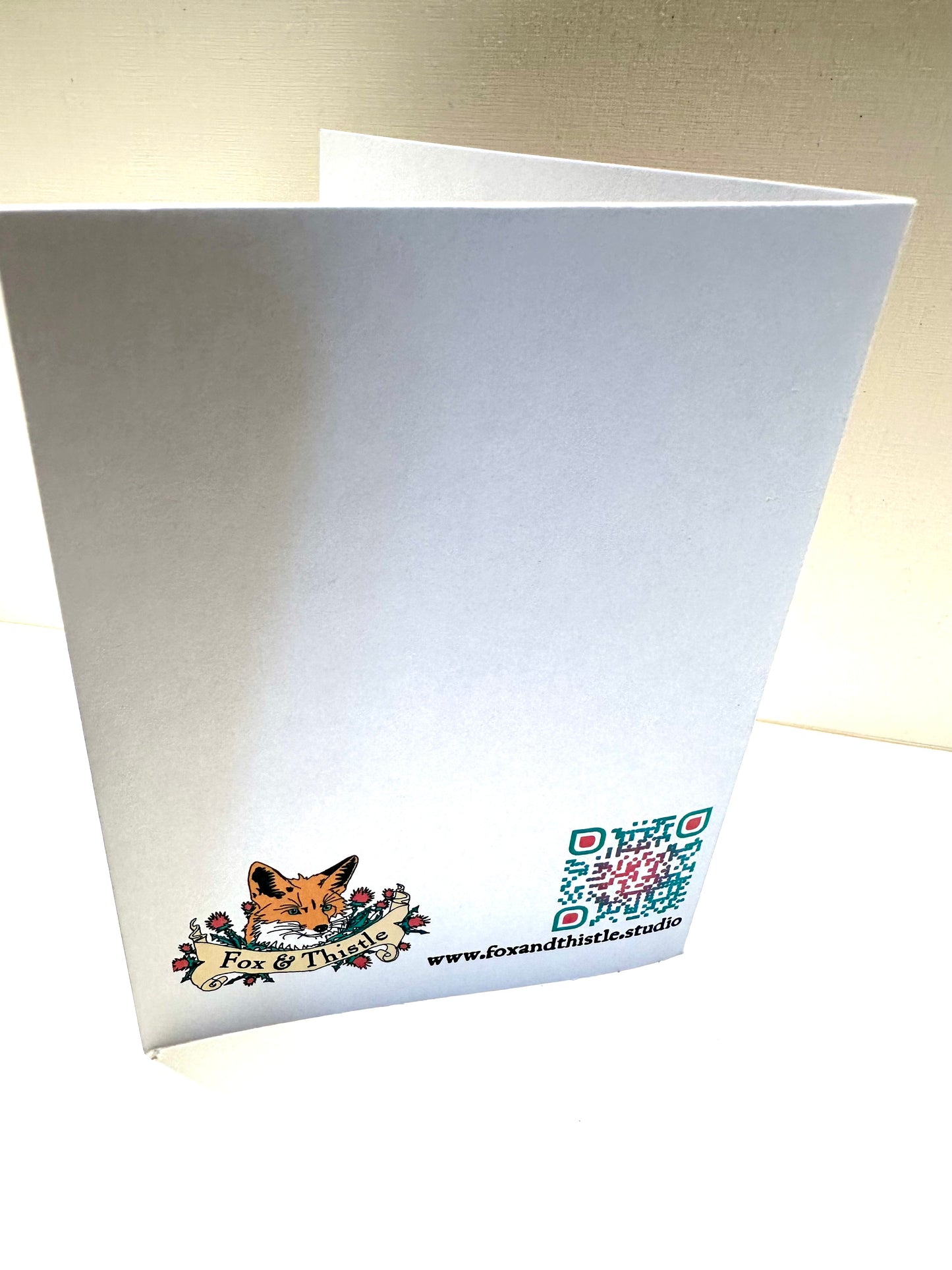 Rear view of gallery players card.
