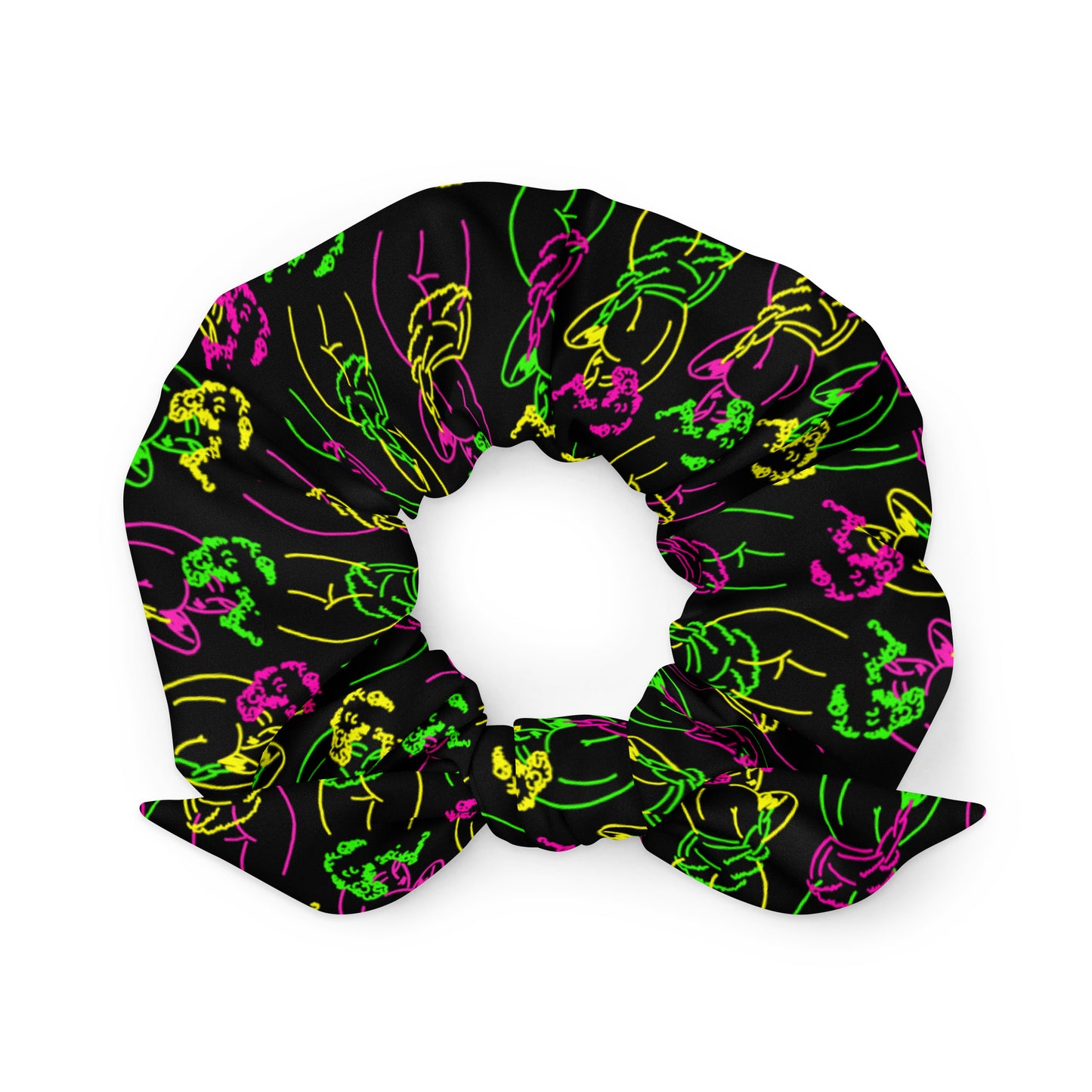 New Wave Scrunchie - Black